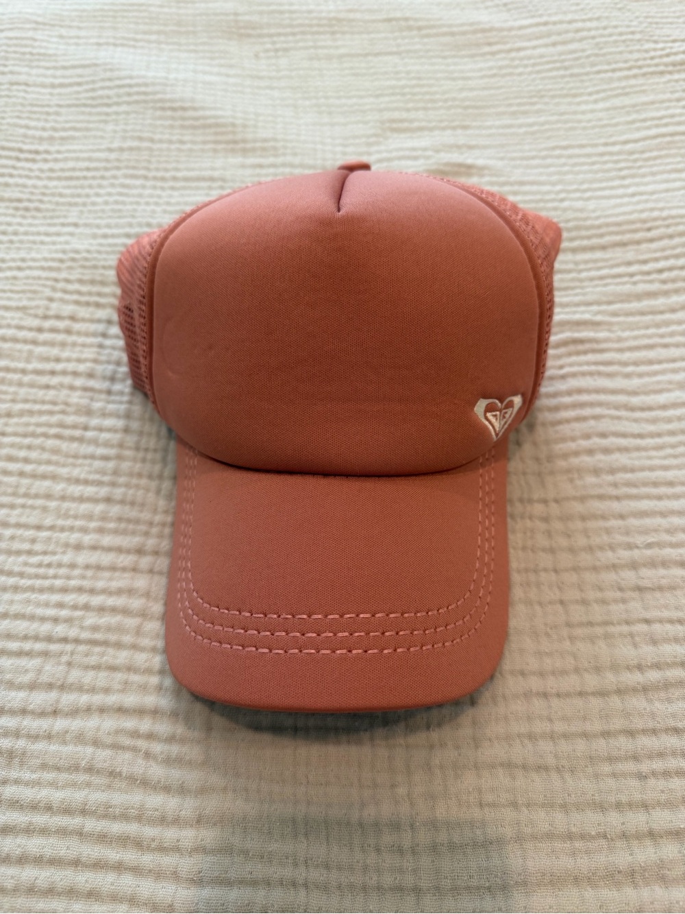 Roxy Womens' Dusty Rose Trucker Hat with Mesh Back